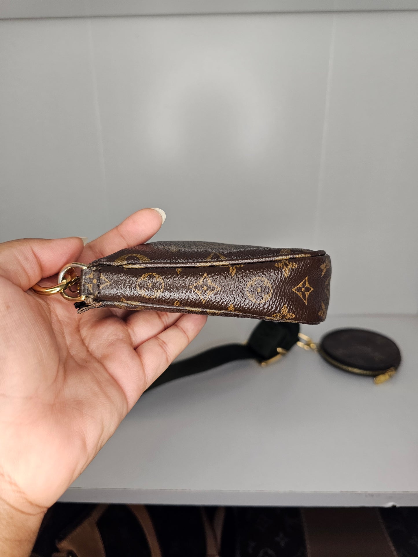 Louis Vuitton Green Multi Pochette Accessoires SD2260 ⚠️