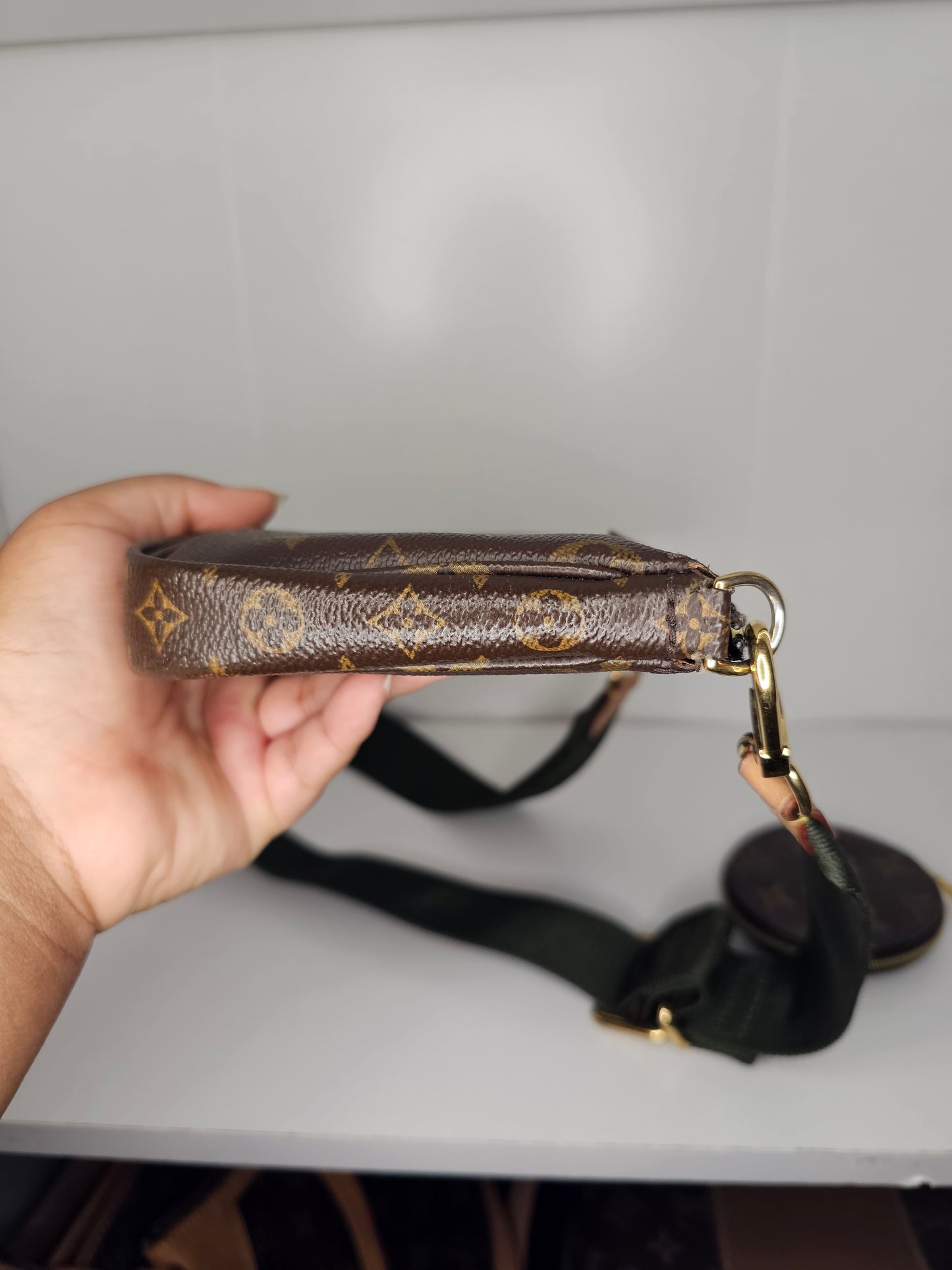 Louis Vuitton Green Multi Pochette Accessoires SD2260 ⚠️
