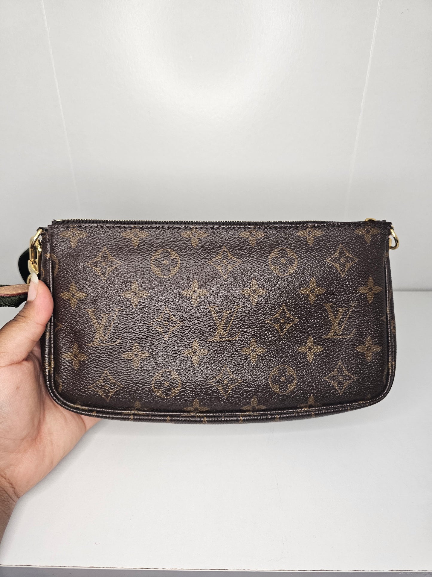 Louis Vuitton Green Multi Pochette Accessoires SD2260 ⚠️