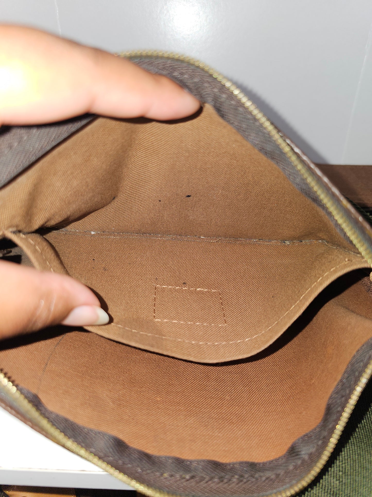 Louis Vuitton Green Multi Pochette Accessoires SD2260 ⚠️