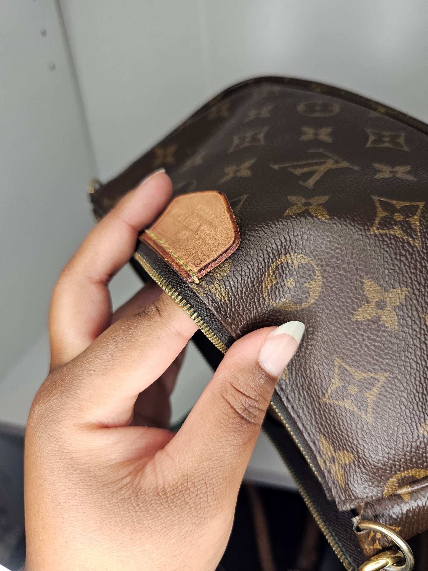 Louis Vuitton Green Multi Pochette Accessoires SD2260 ⚠️