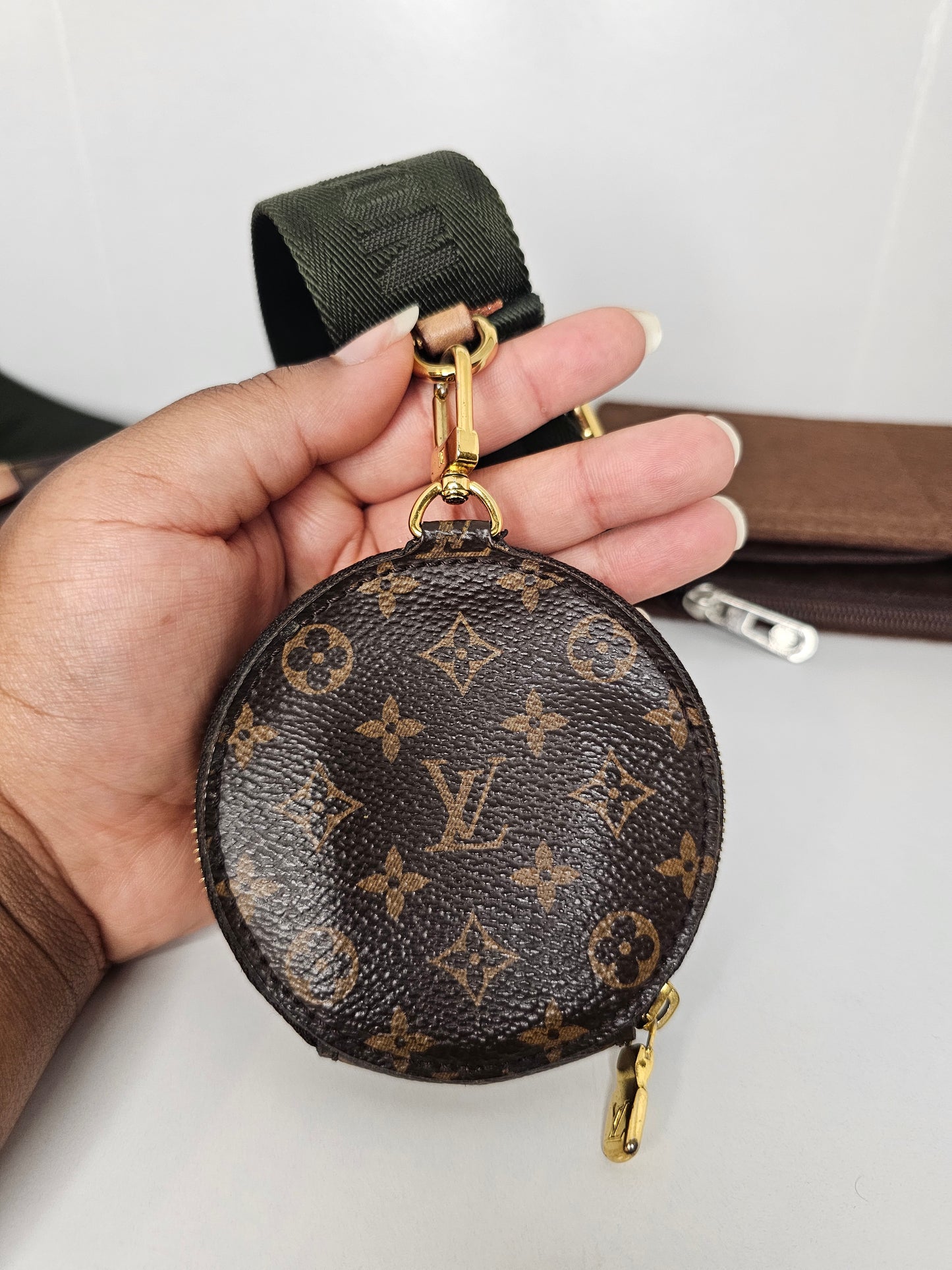 Louis Vuitton Green Multi Pochette Accessoires SD2260 ⚠️