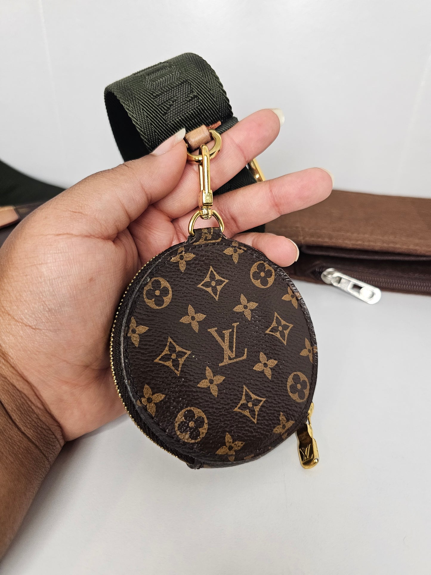 Louis Vuitton Green Multi Pochette Accessoires SD2260 ⚠️