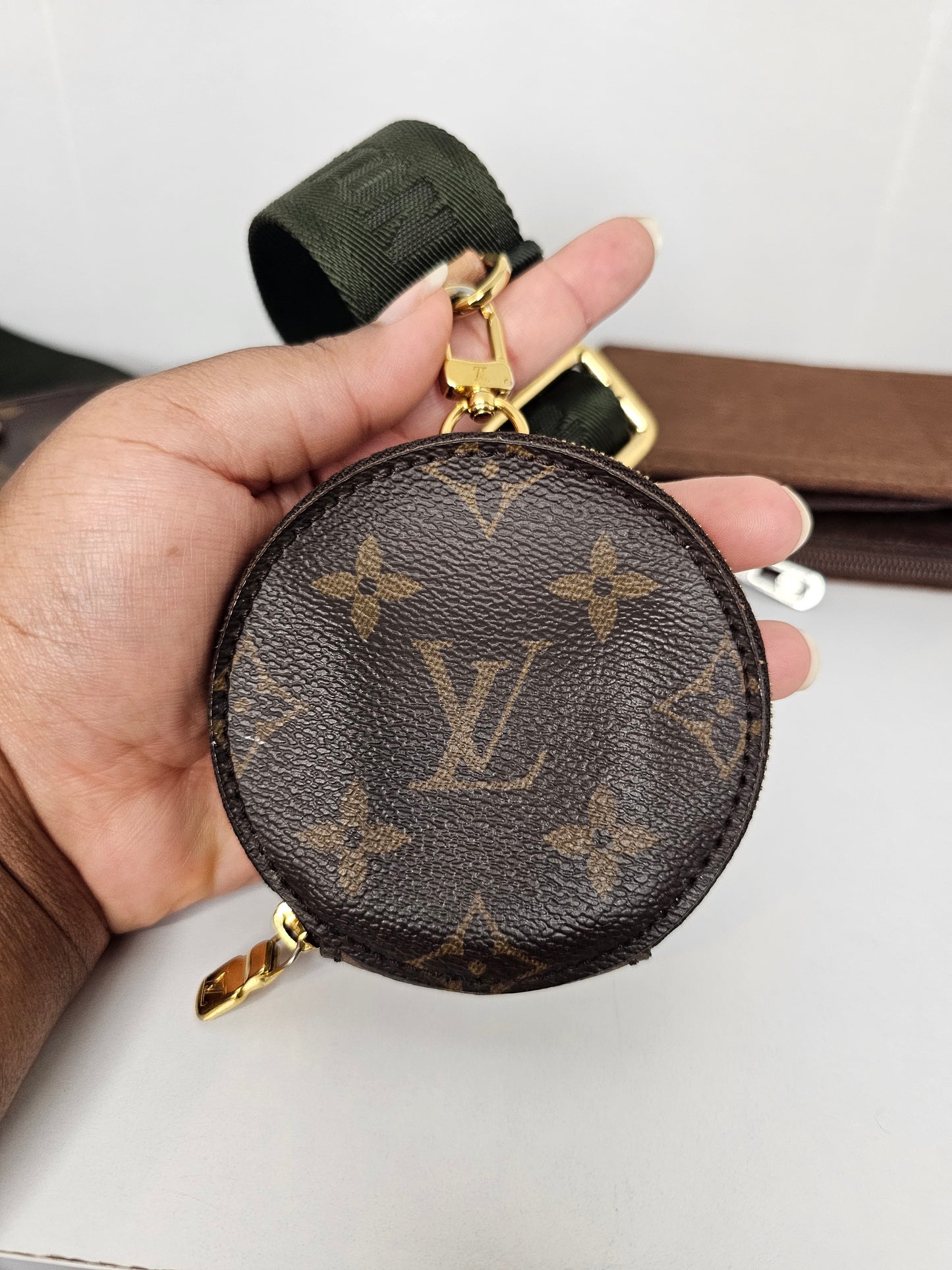 Louis Vuitton Green Multi Pochette Accessoires SD2260 ⚠️