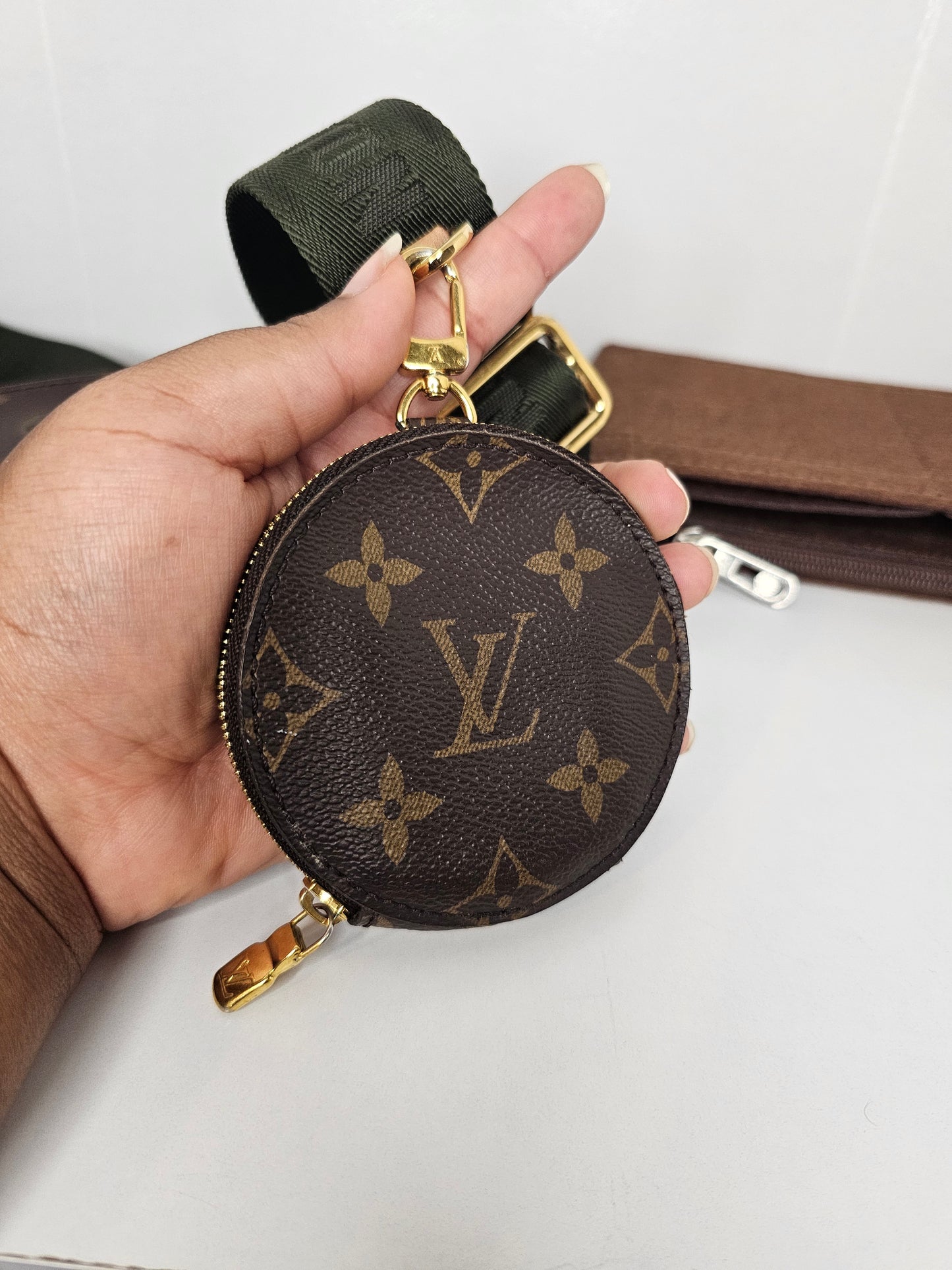 Louis Vuitton Green Multi Pochette Accessoires SD2260 ⚠️