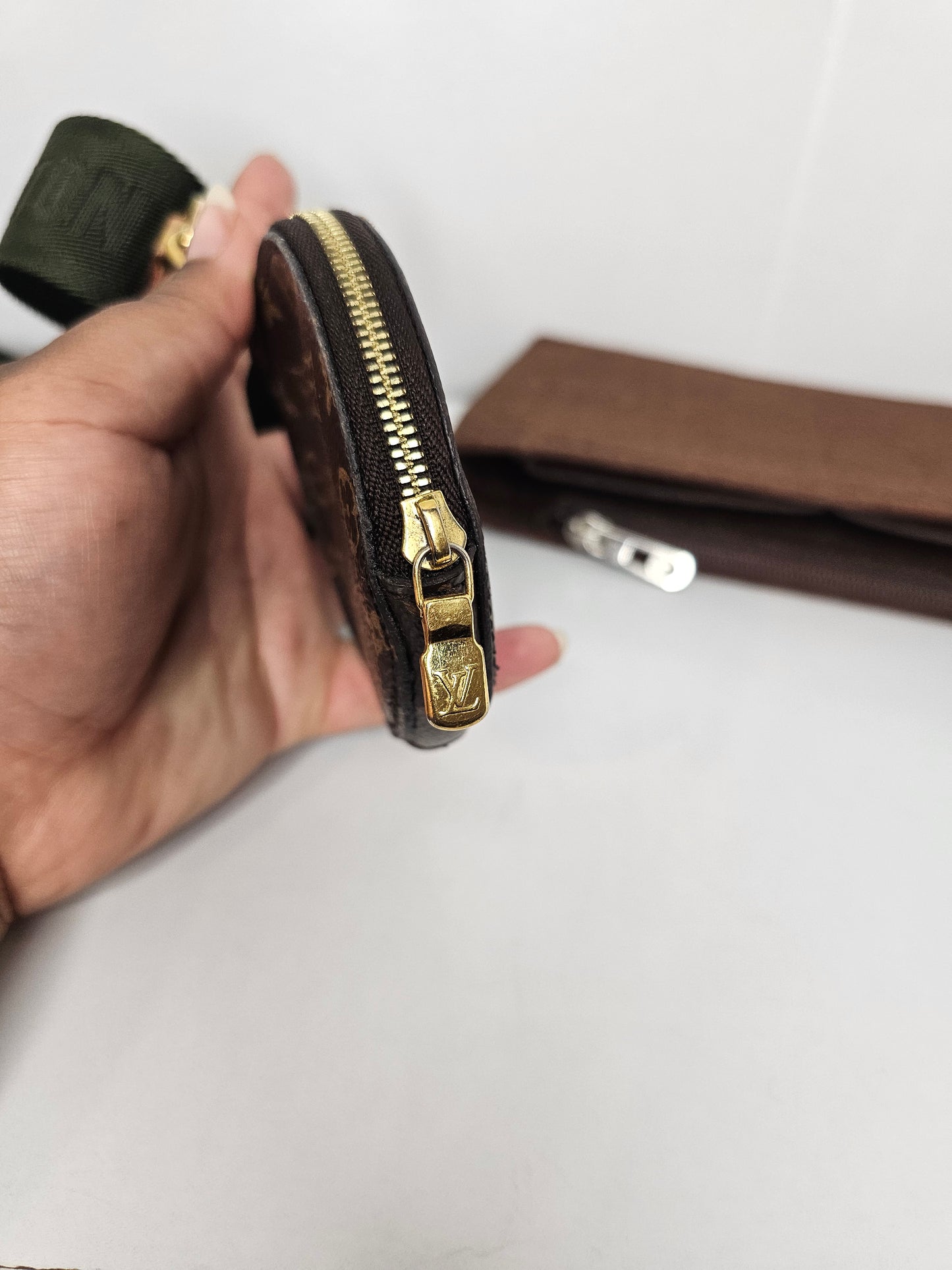 Louis Vuitton Green Multi Pochette Accessoires SD2260 ⚠️