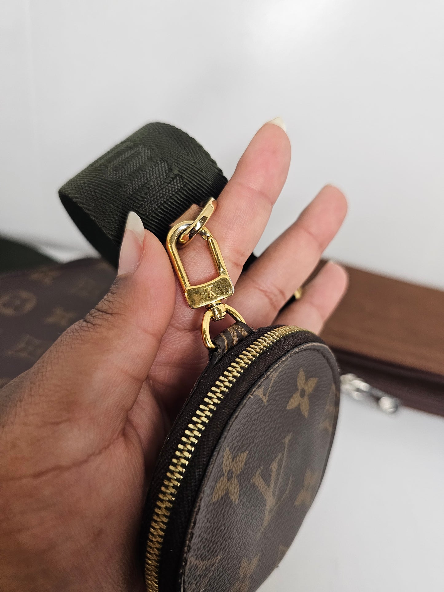 Louis Vuitton Green Multi Pochette Accessoires SD2260 ⚠️