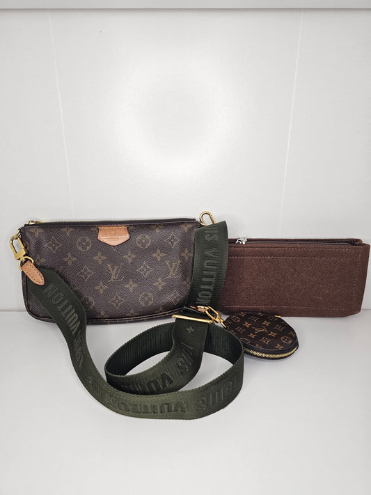 Louis Vuitton Green Multi Pochette Accessoires SD2260 ⚠️