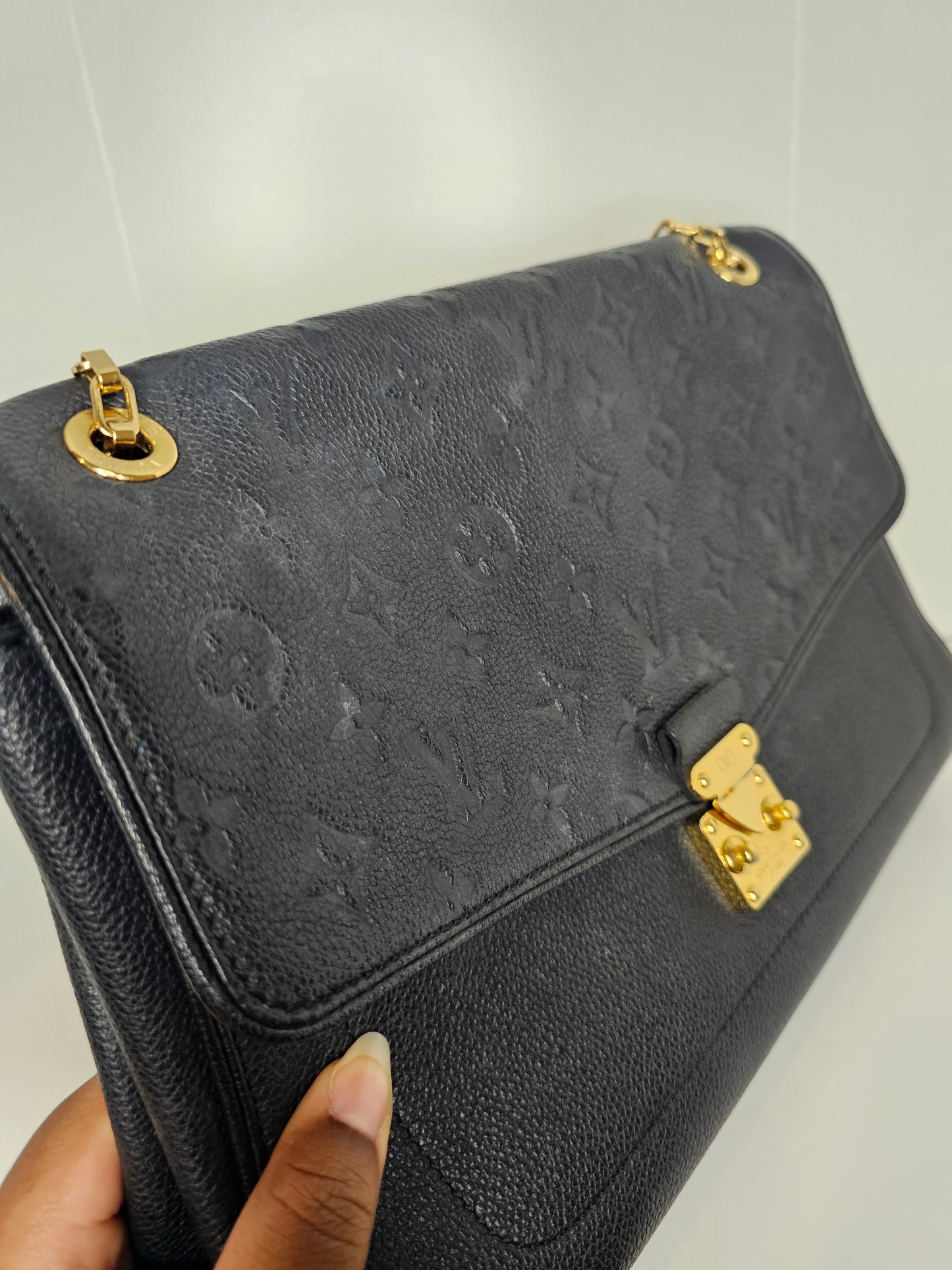 Louis Vuitton Empreinte Black Saint Germain MM SP4154