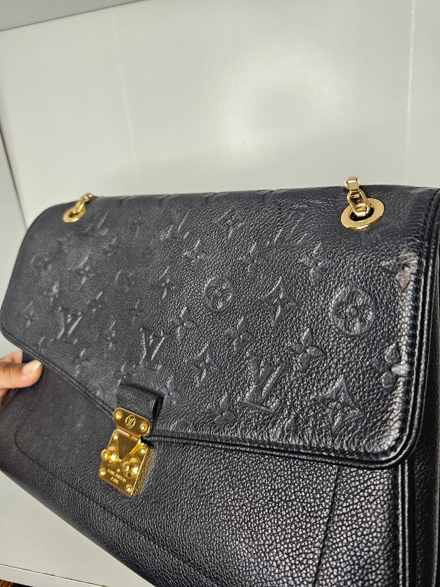 Louis Vuitton Empreinte Black Saint Germain MM SP4154