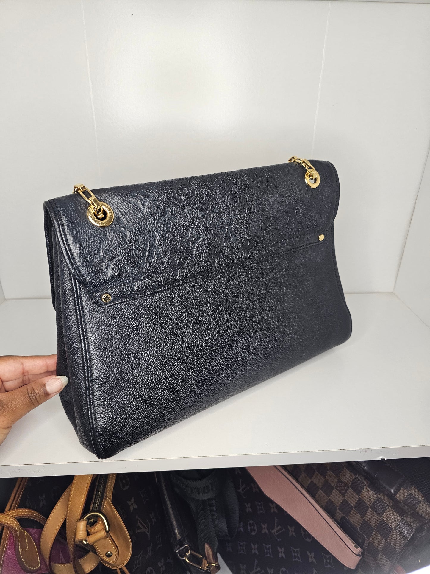 Louis Vuitton Empreinte Black Saint Germain MM SP4154