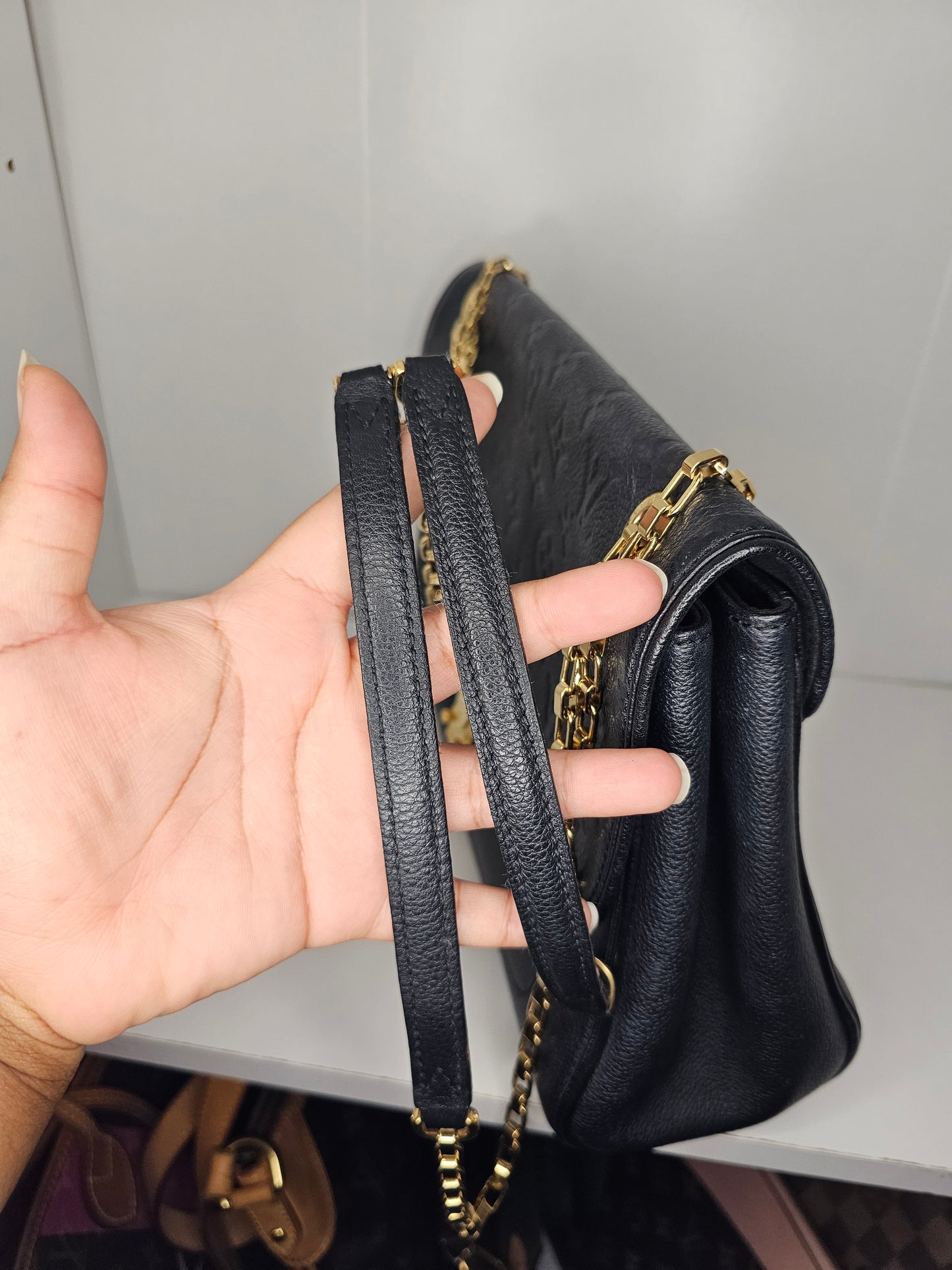 Louis Vuitton Empreinte Black Saint Germain MM SP4154