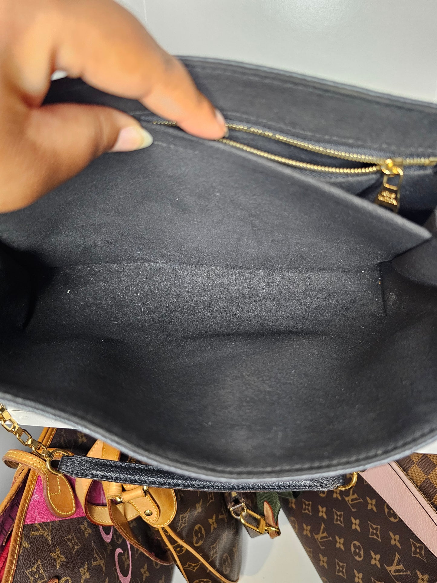 Louis Vuitton Empreinte Black Saint Germain MM SP4154