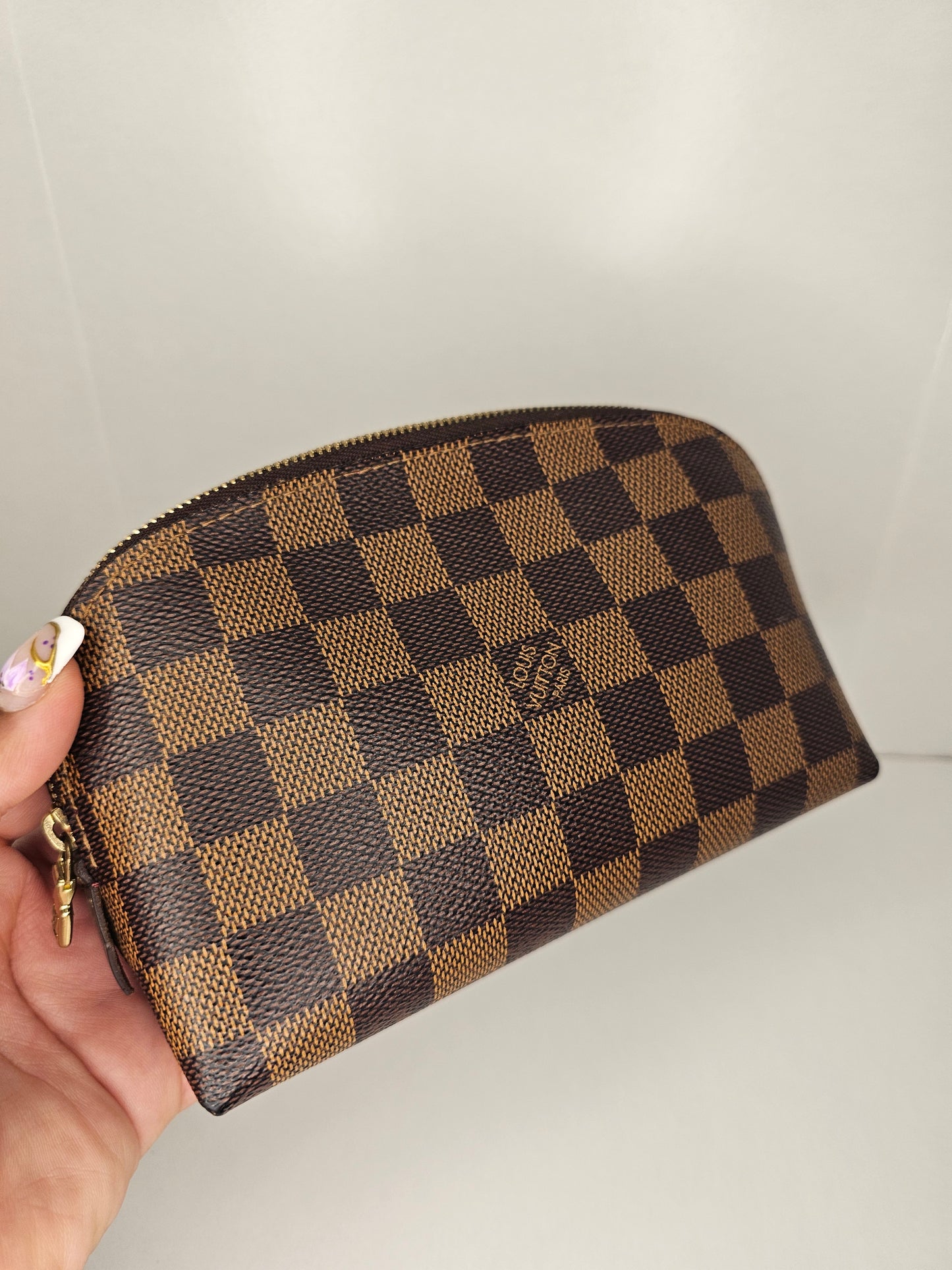 Louis Vuitton Damier Ebene Cosmetic Pouch PM CA2132