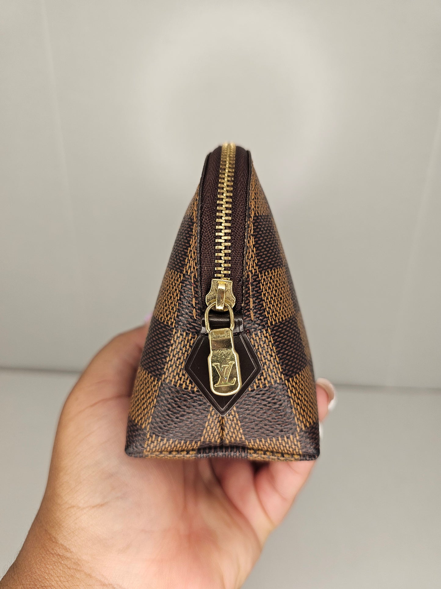 Louis Vuitton Damier Ebene Cosmetic Pouch PM CA2132