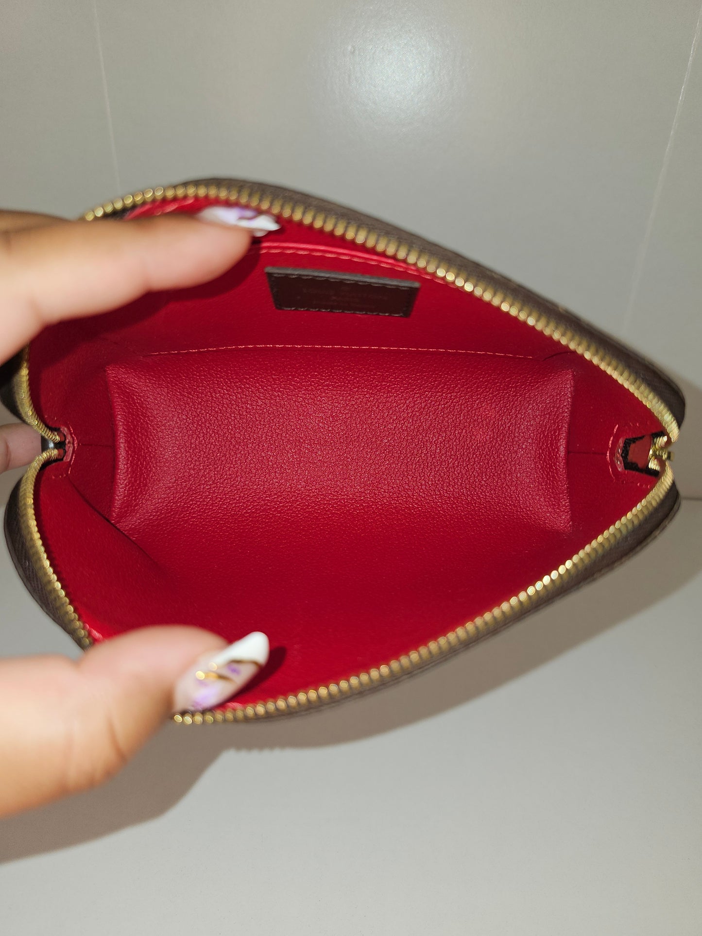 Louis Vuitton Damier Ebene Cosmetic Pouch PM CA2132