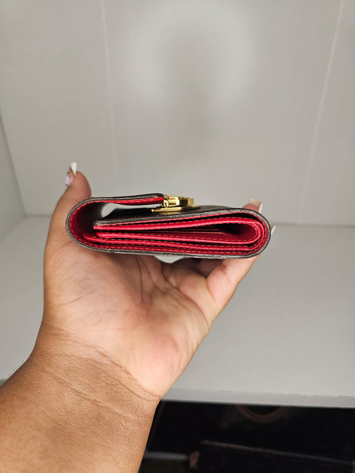 Louis Vuitton Damier Ebene Koala Wallet CA2058
