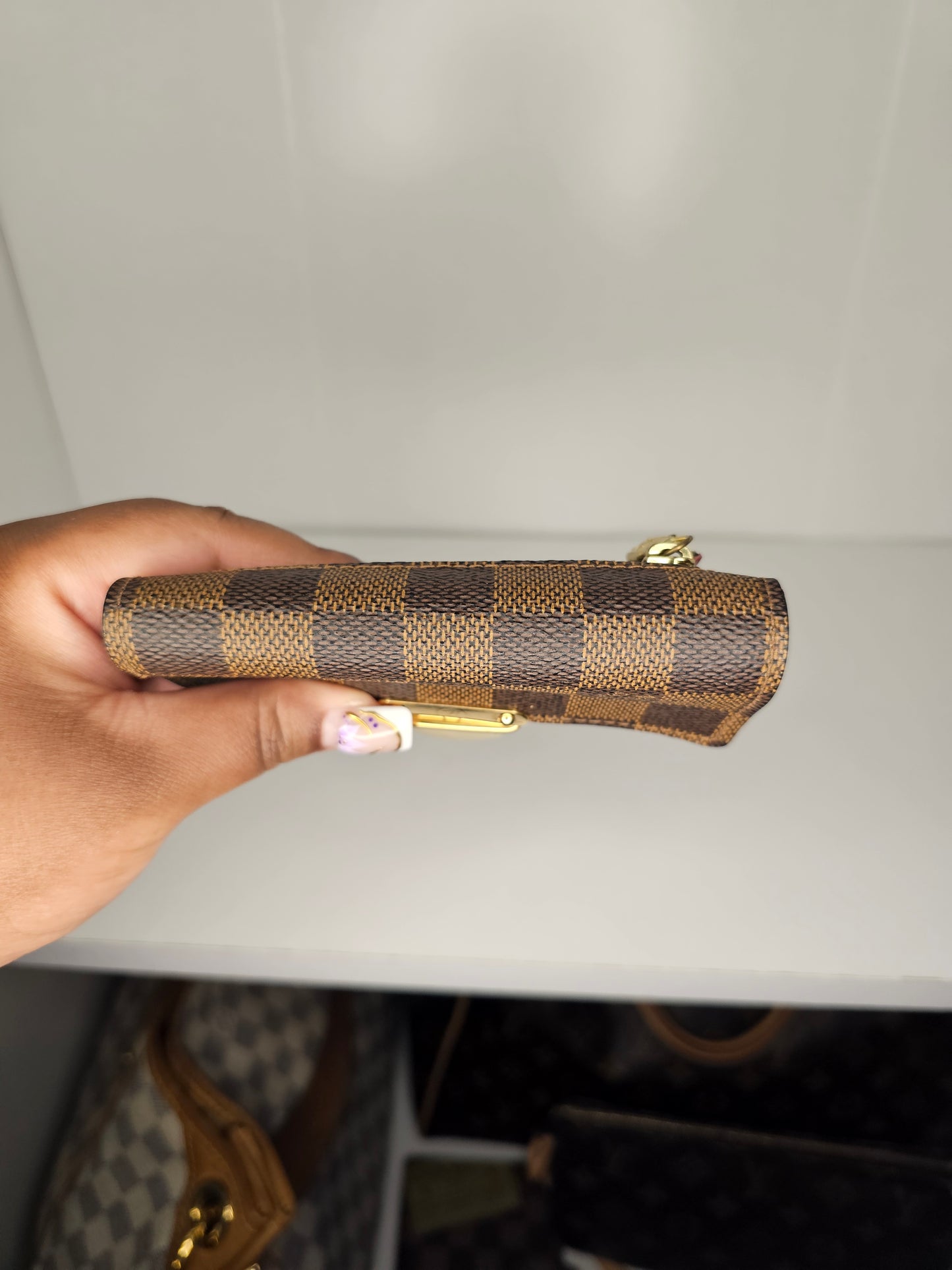 Louis Vuitton Damier Ebene Koala Wallet CA2058
