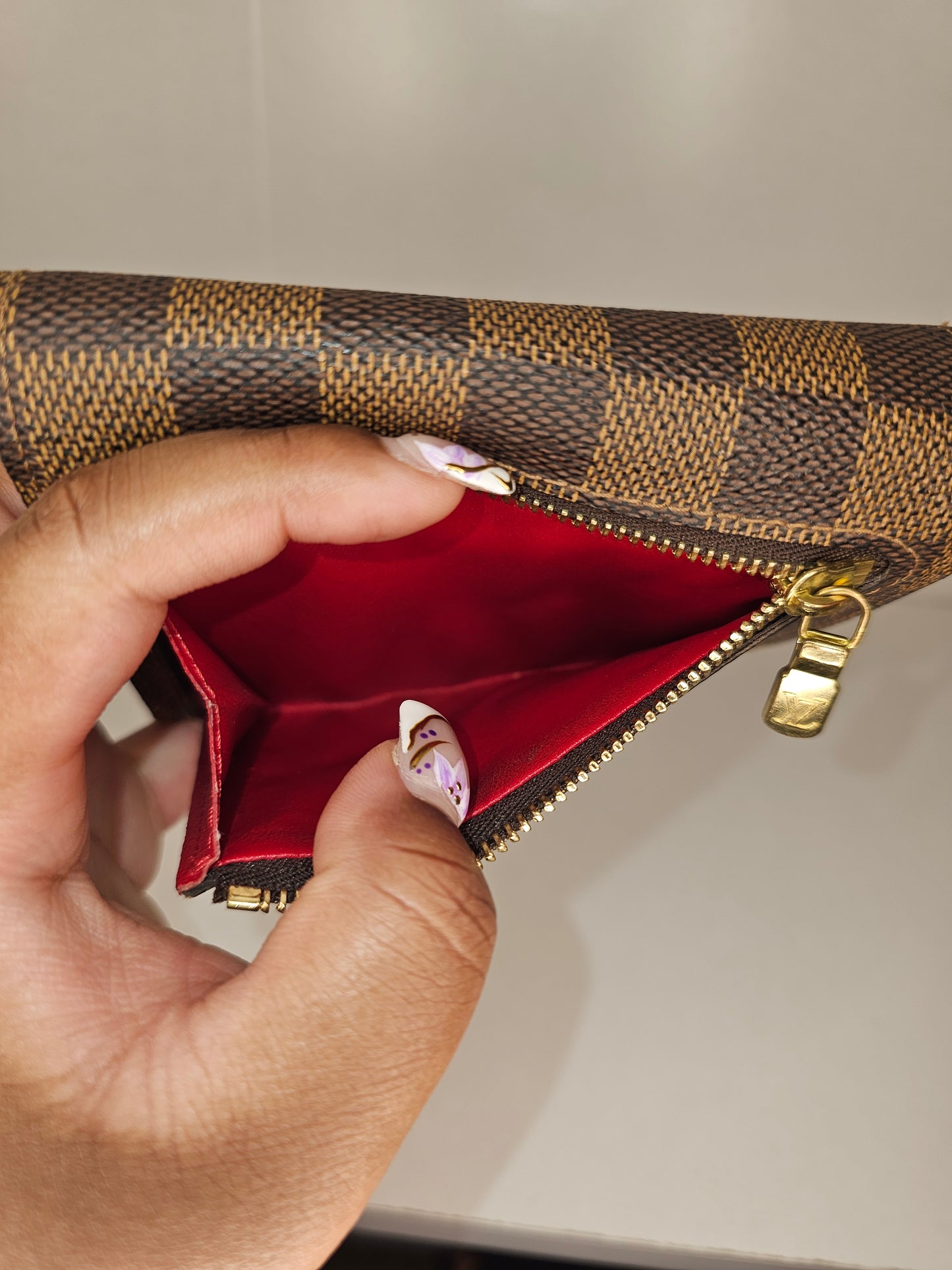 Louis Vuitton Damier Ebene Koala Wallet CA2058