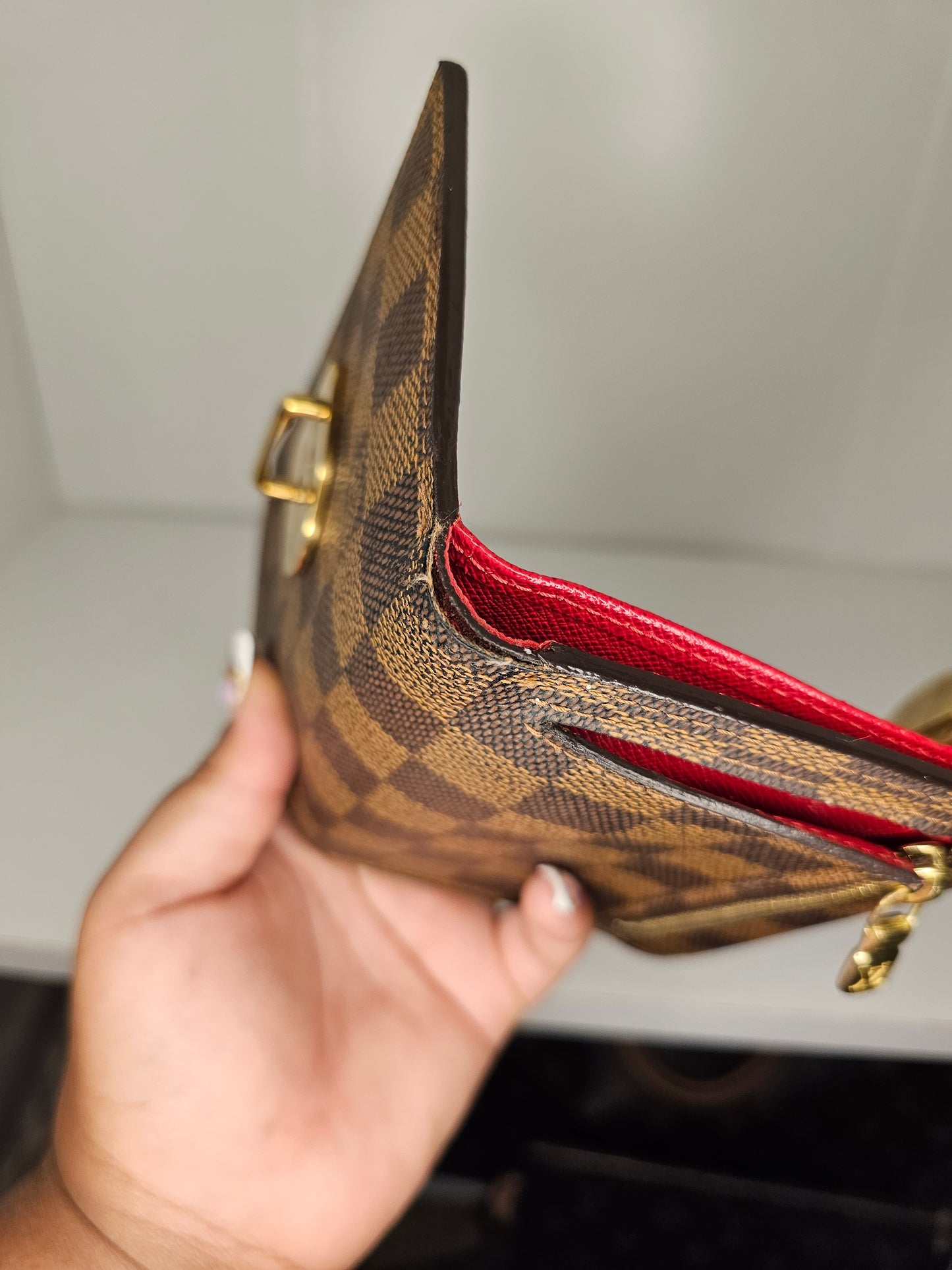 Louis Vuitton Damier Ebene Koala Wallet CA2058