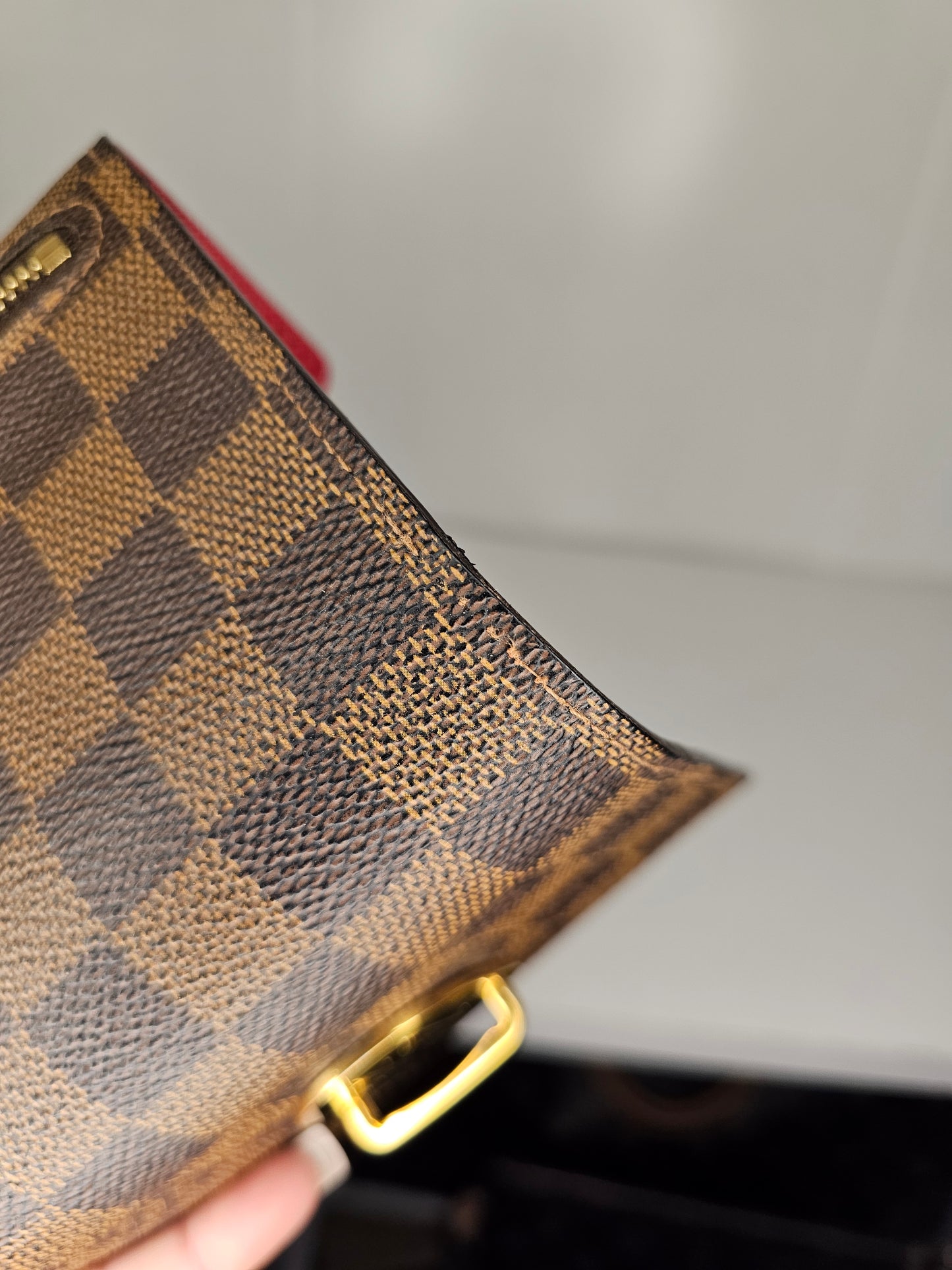Louis Vuitton Damier Ebene Koala Wallet CA2058