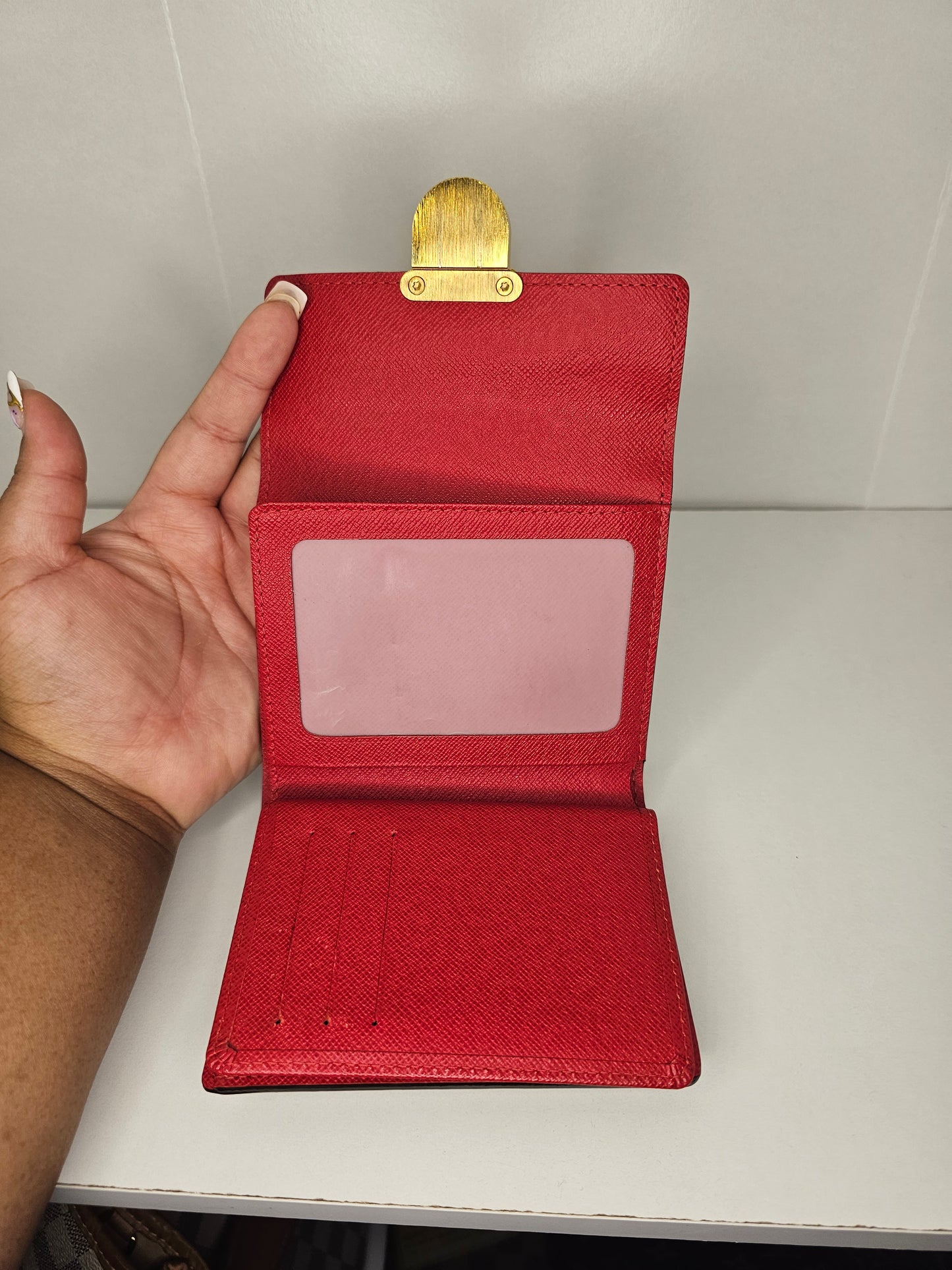 Louis Vuitton Damier Ebene Koala Wallet CA2058