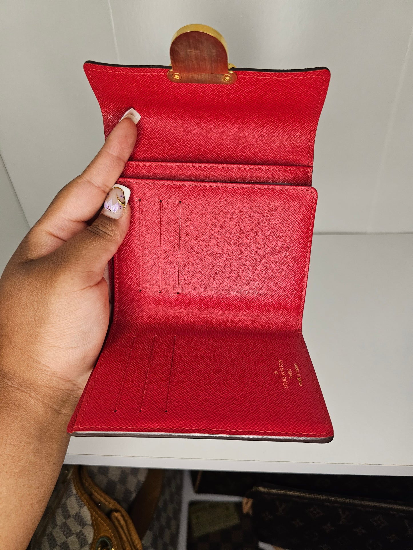 Louis Vuitton Damier Ebene Koala Wallet CA2058