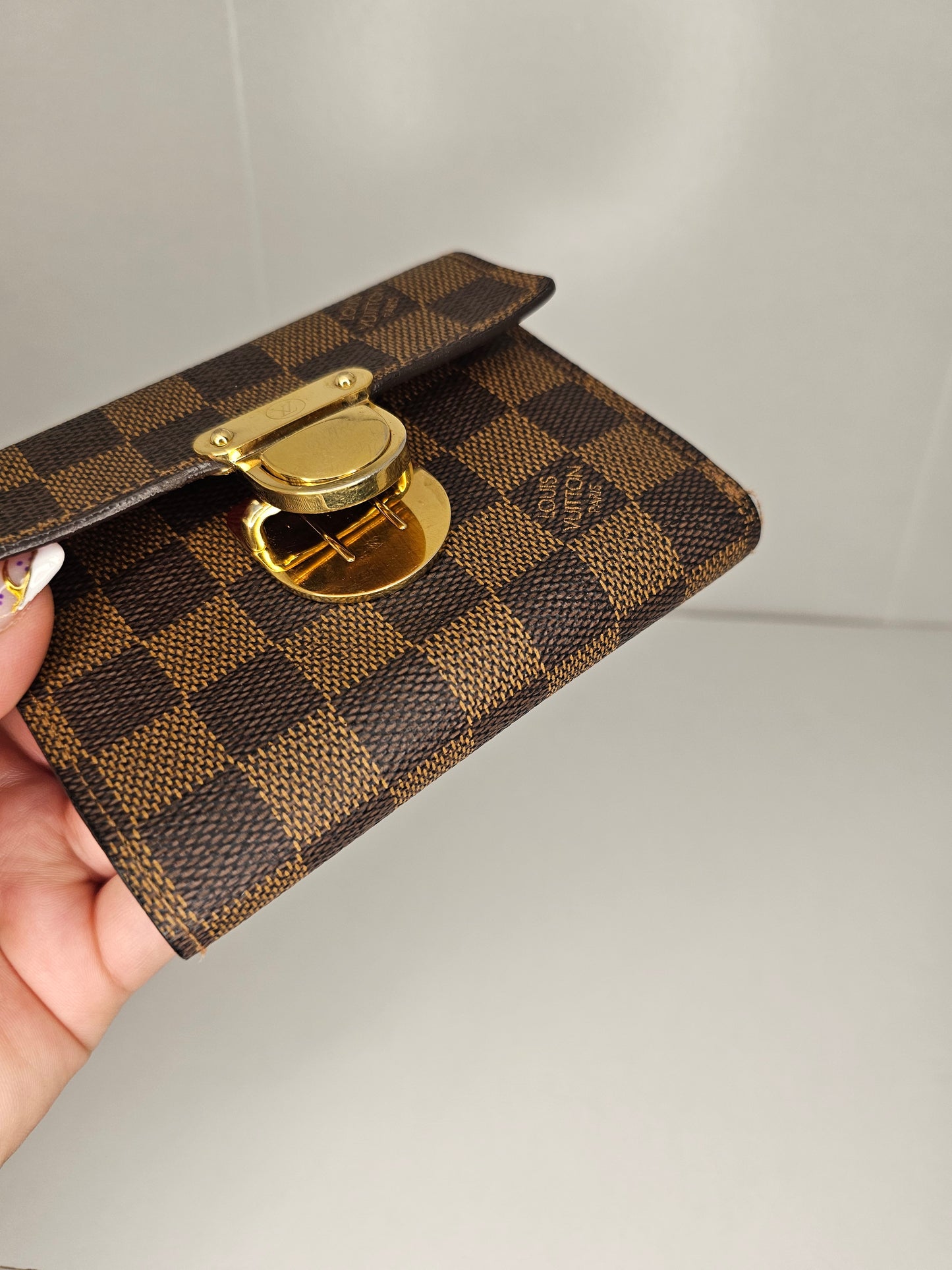 Louis Vuitton Damier Ebene Koala Wallet CA2058