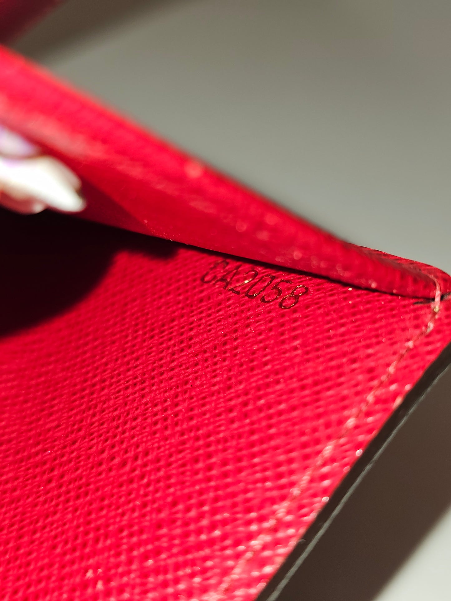 Louis Vuitton Damier Ebene Koala Wallet CA2058
