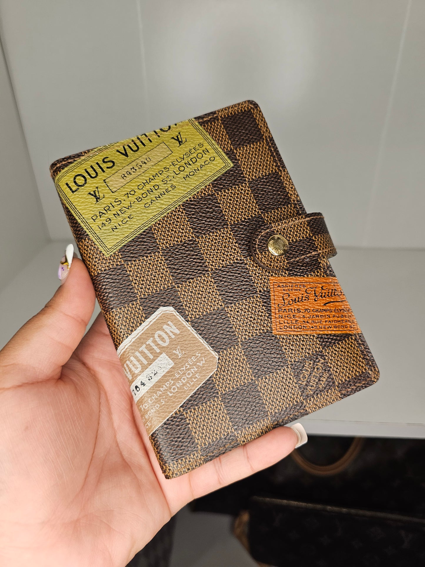 Louis Vuitton Damier Ebene Trunks and Bags Agenda PM SP2099
