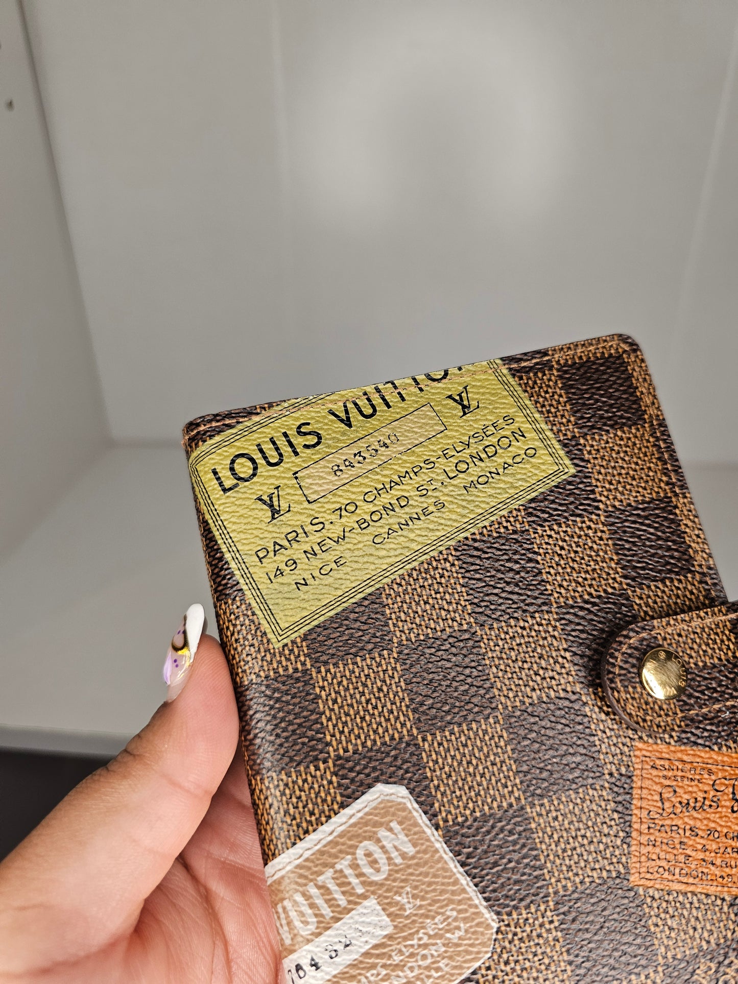 Louis Vuitton Damier Ebene Trunks and Bags Agenda PM SP2099