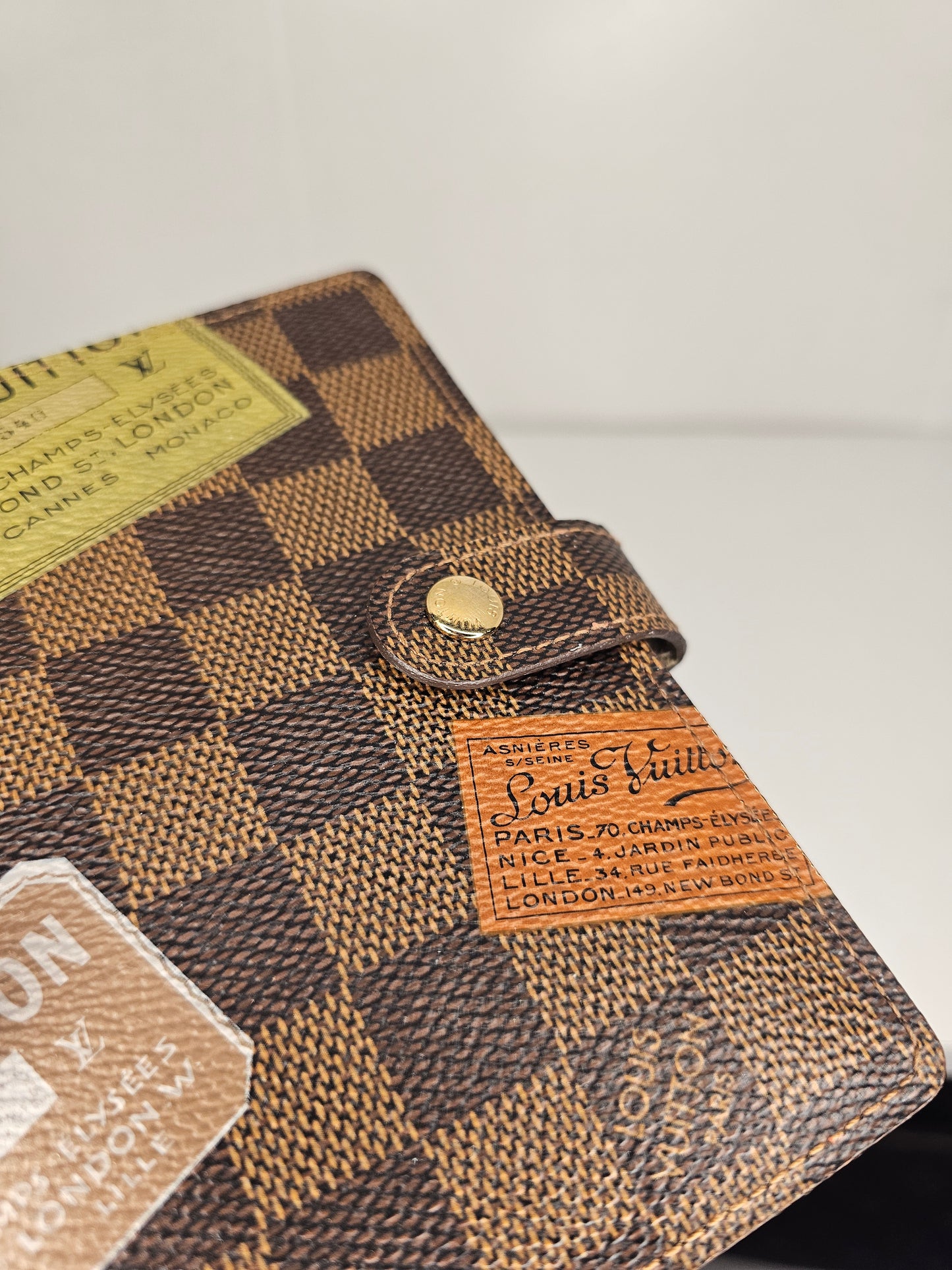 Louis Vuitton Damier Ebene Trunks and Bags Agenda PM SP2099