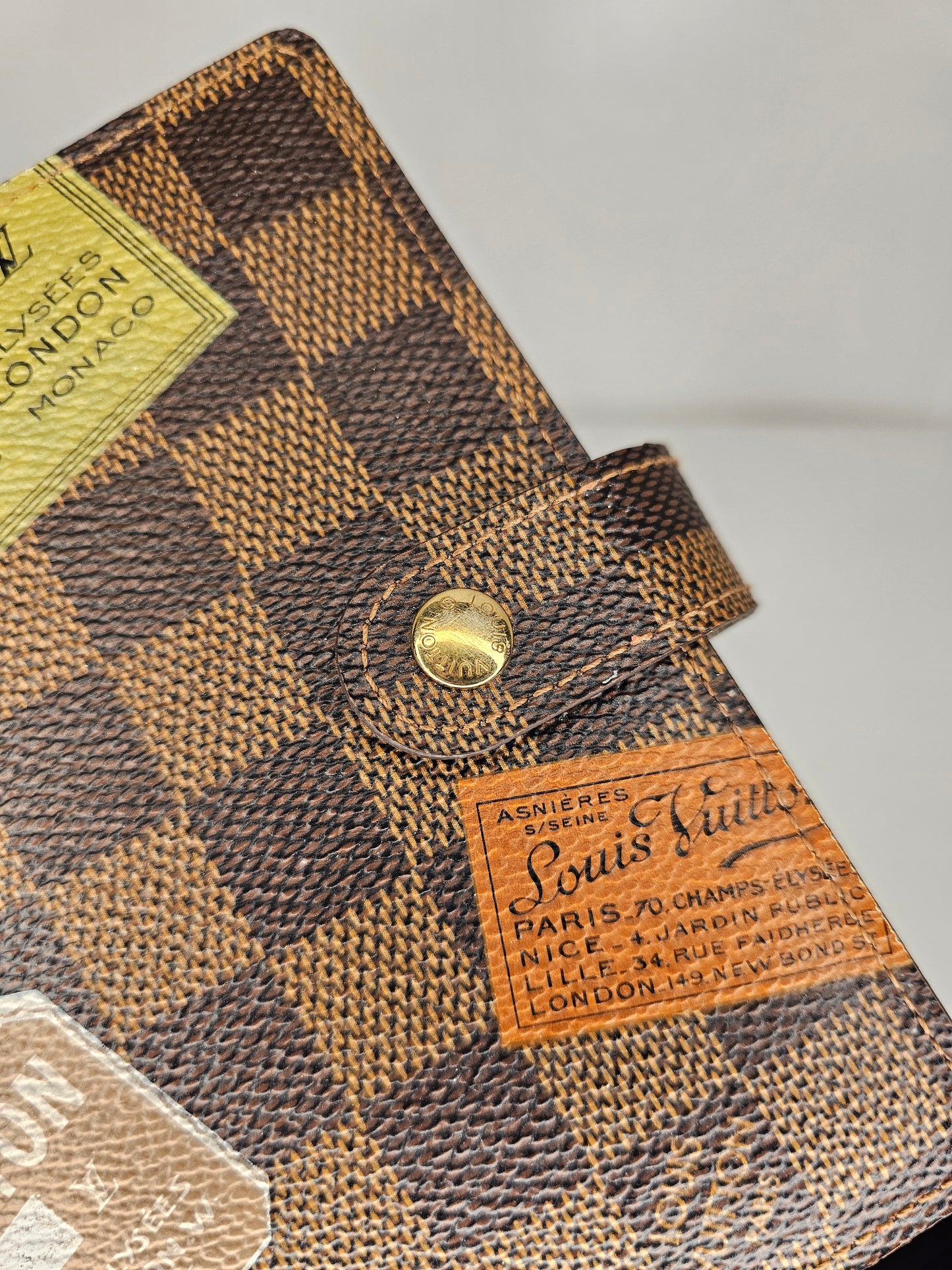 Louis Vuitton Damier Ebene Trunks and Bags Agenda PM SP2099