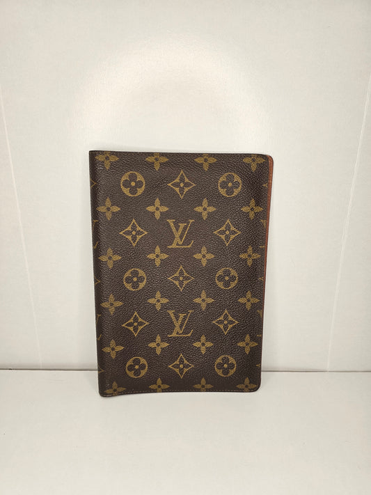Louis Vuitton Notebook Cover / Desk Agenda Vintage Monogram SD0993