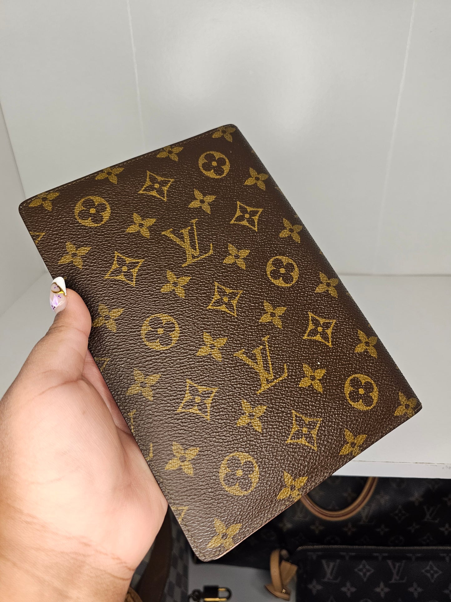 Louis Vuitton Notebook Cover / Desk Agenda Vintage Monogram SD0993