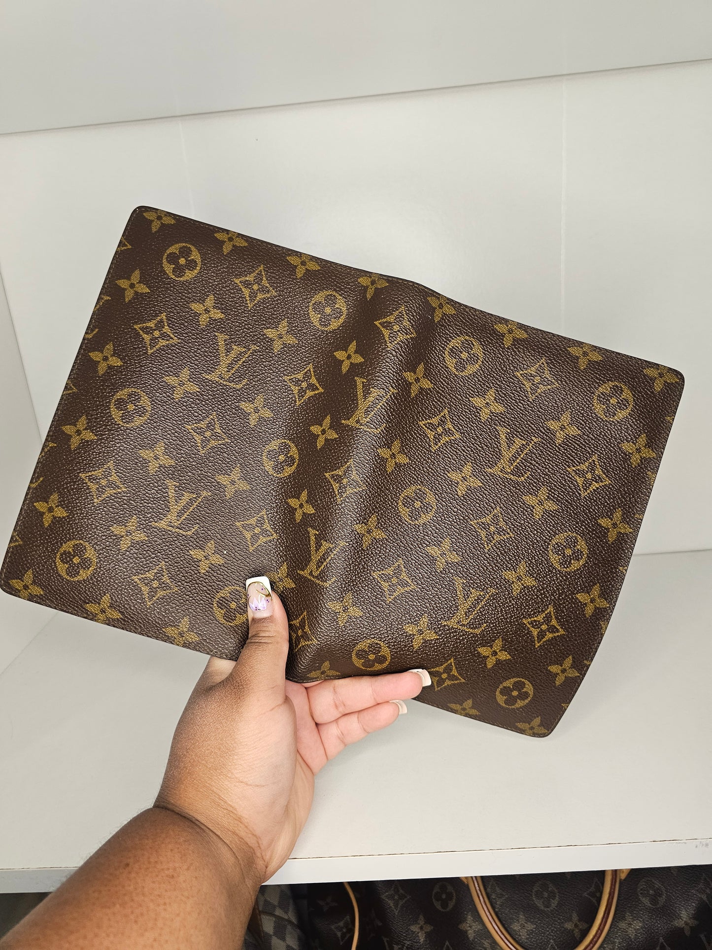 Louis Vuitton Notebook Cover / Desk Agenda Vintage Monogram SD0993