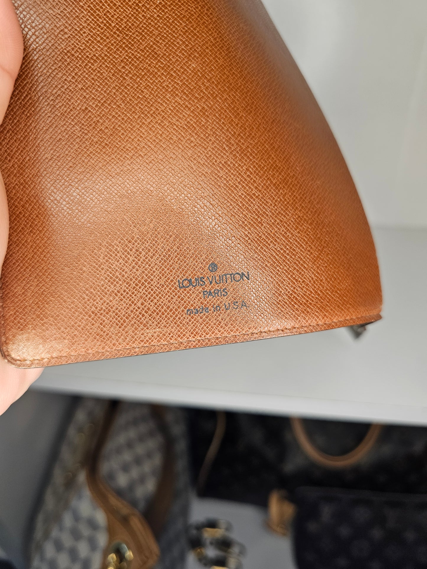 Louis Vuitton Notebook Cover / Desk Agenda Vintage Monogram SD0993