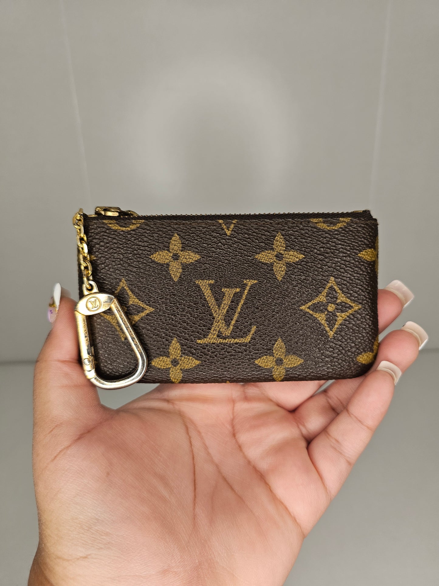 Louis Vuitton Monogram Vintage Key Pouch 881 ET