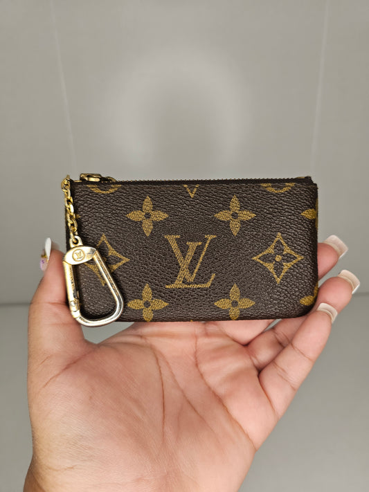 Louis Vuitton Monogram Vintage Key Pouch 881 ET