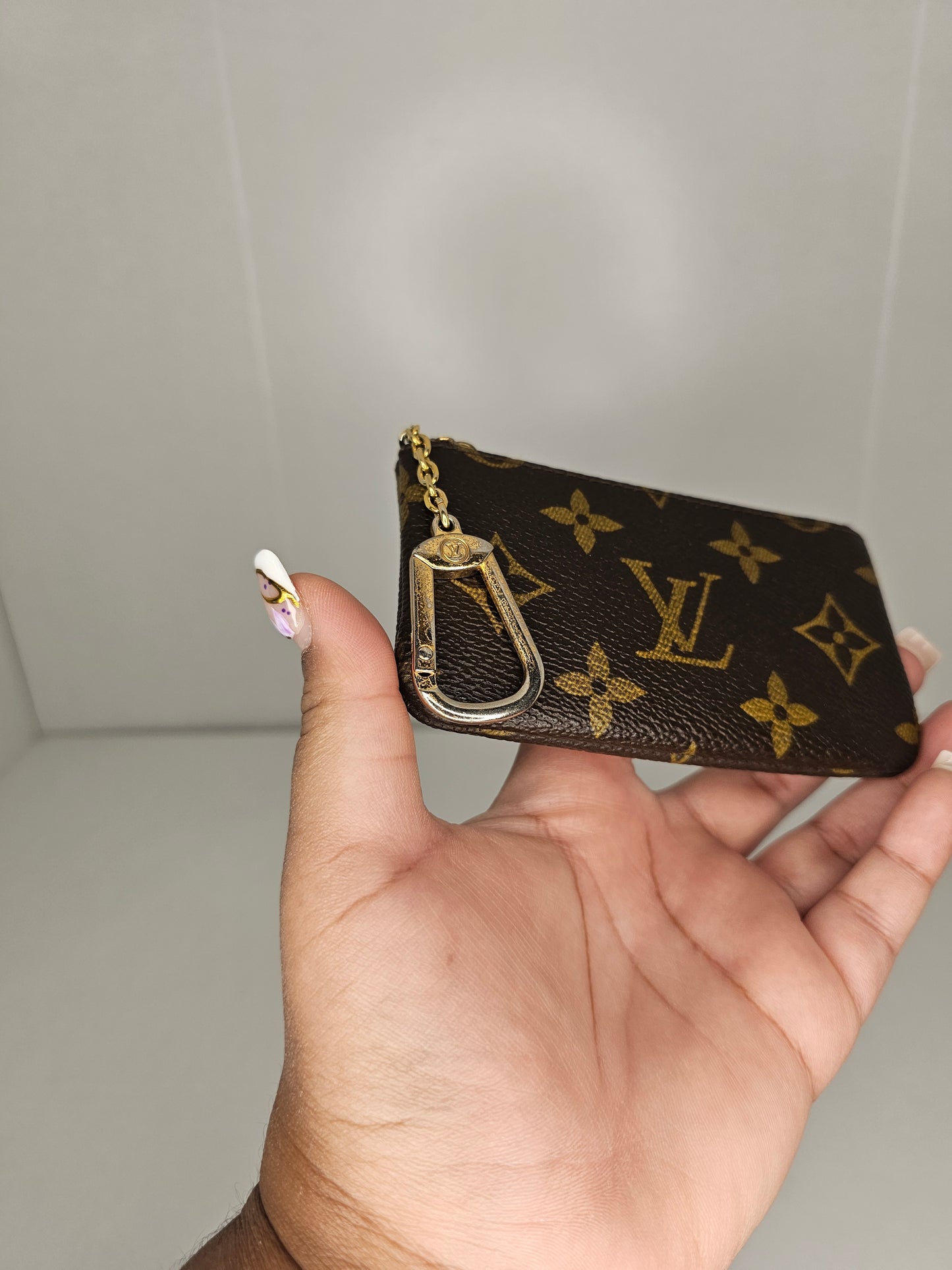 Louis Vuitton Monogram Vintage Key Pouch 881 ET