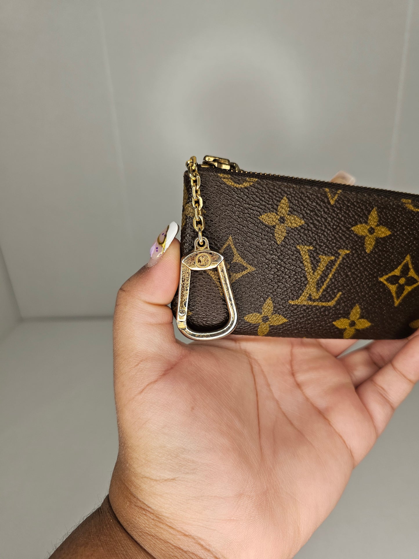 Louis Vuitton Monogram Vintage Key Pouch 881 ET
