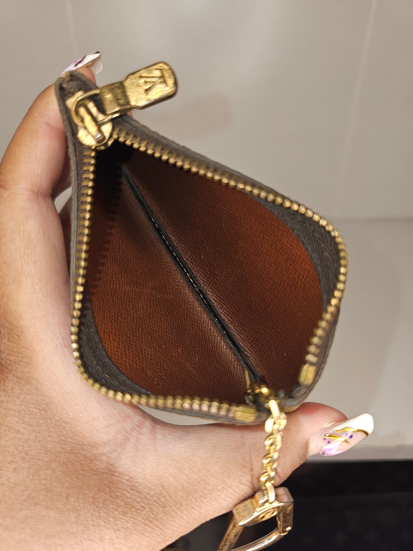 Louis Vuitton Monogram Vintage Key Pouch 881 ET