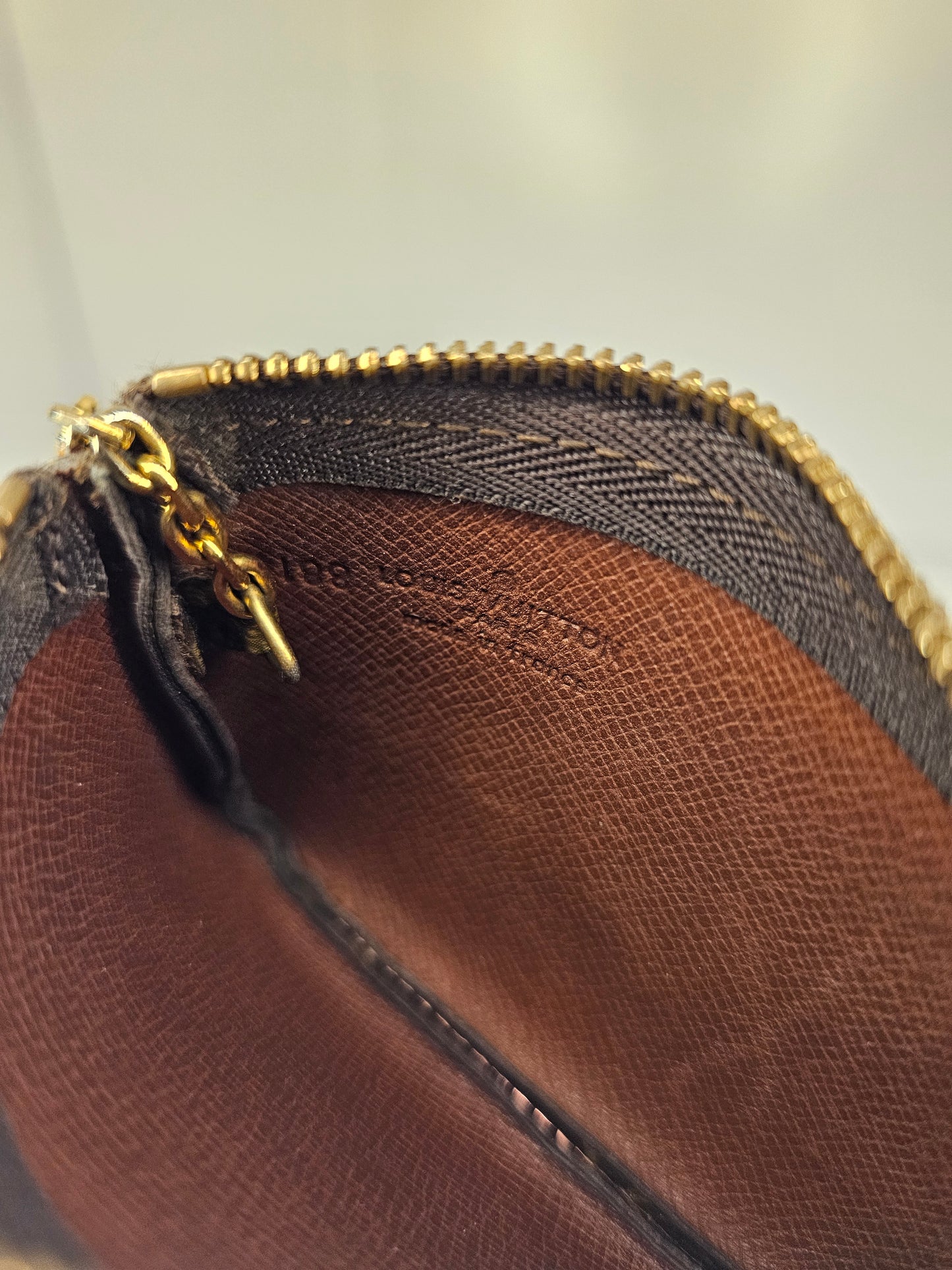 Louis Vuitton Monogram Vintage Key Pouch 881 ET