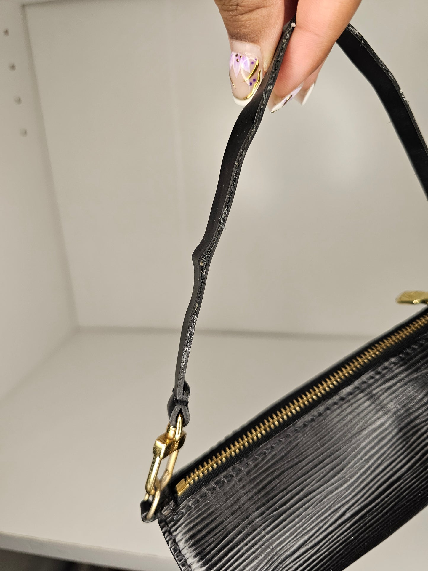 Louis Vuitton Black Epi Mini Papillon MI0010