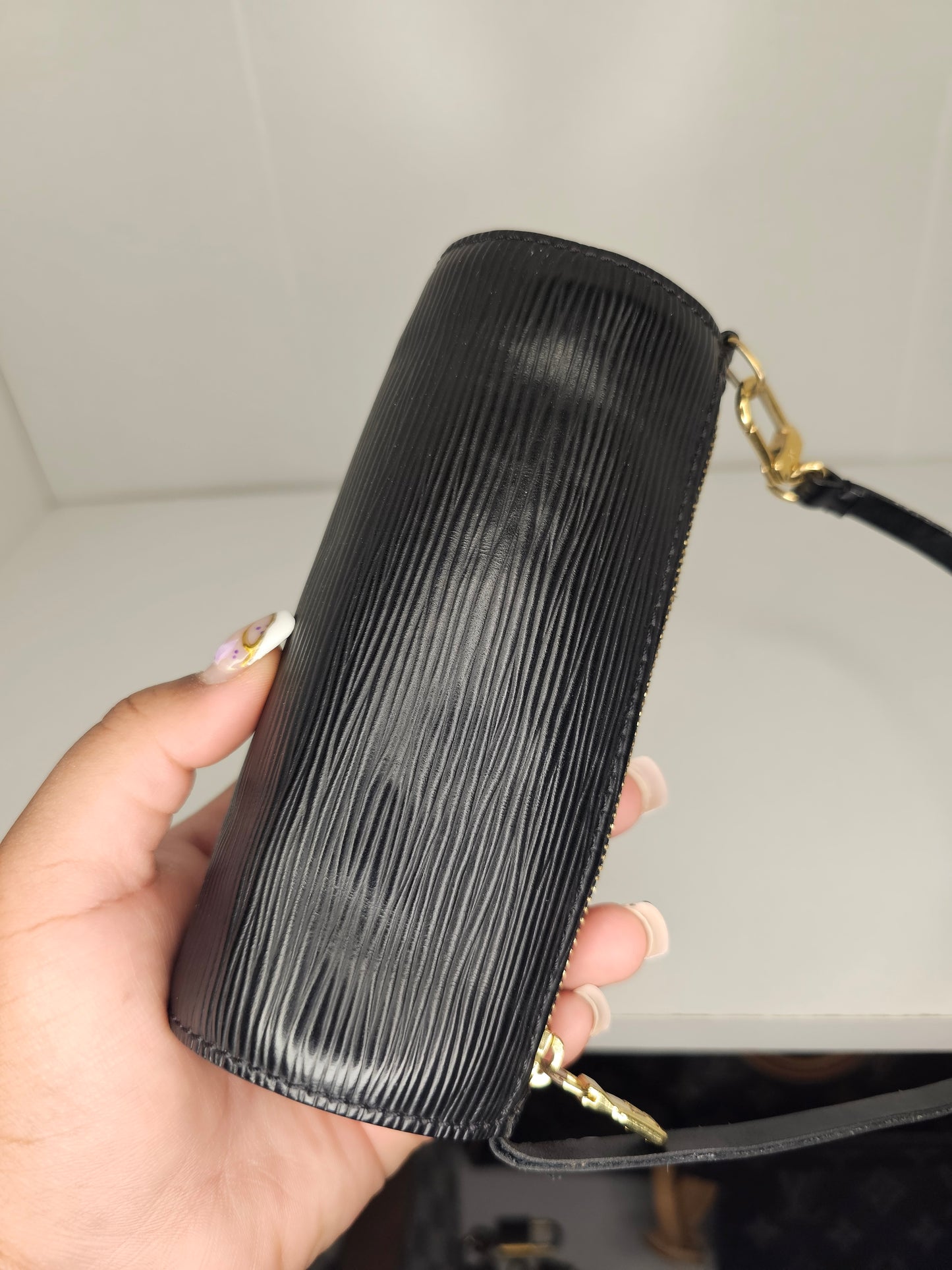 Louis Vuitton Black Epi Mini Papillon MI0010