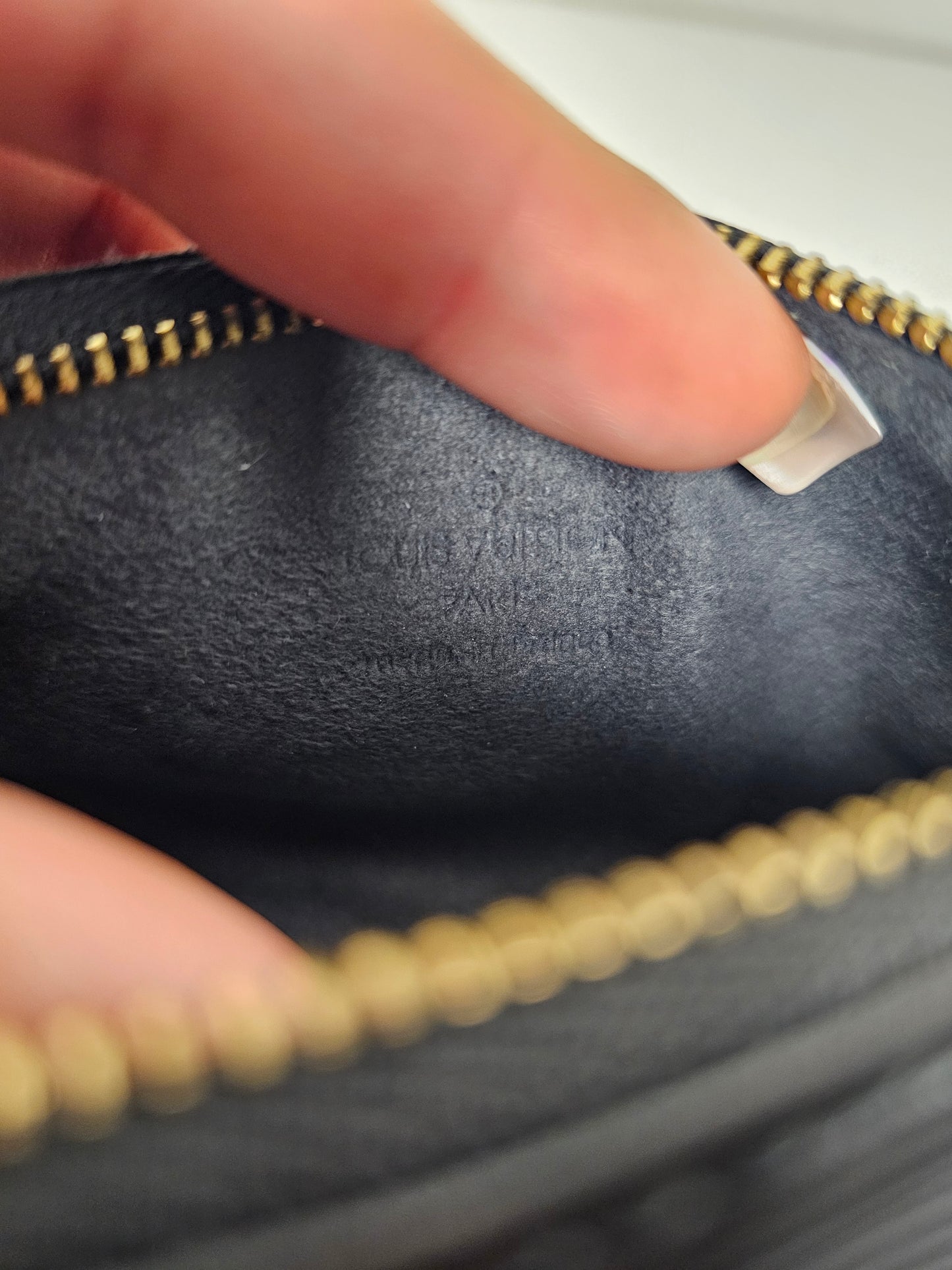 Louis Vuitton Black Epi Mini Papillon MI0010