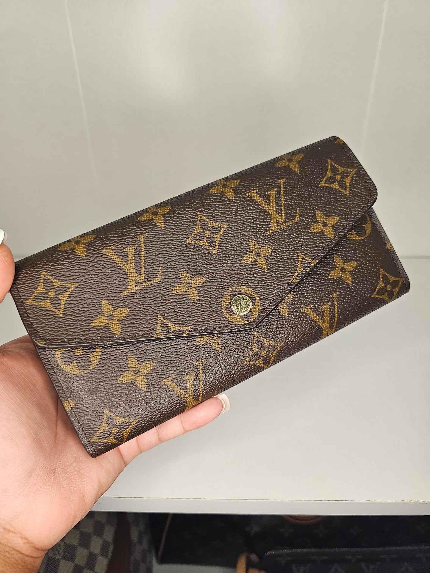 Louis Vuitton Monogram Sarah Wallet NM 💾