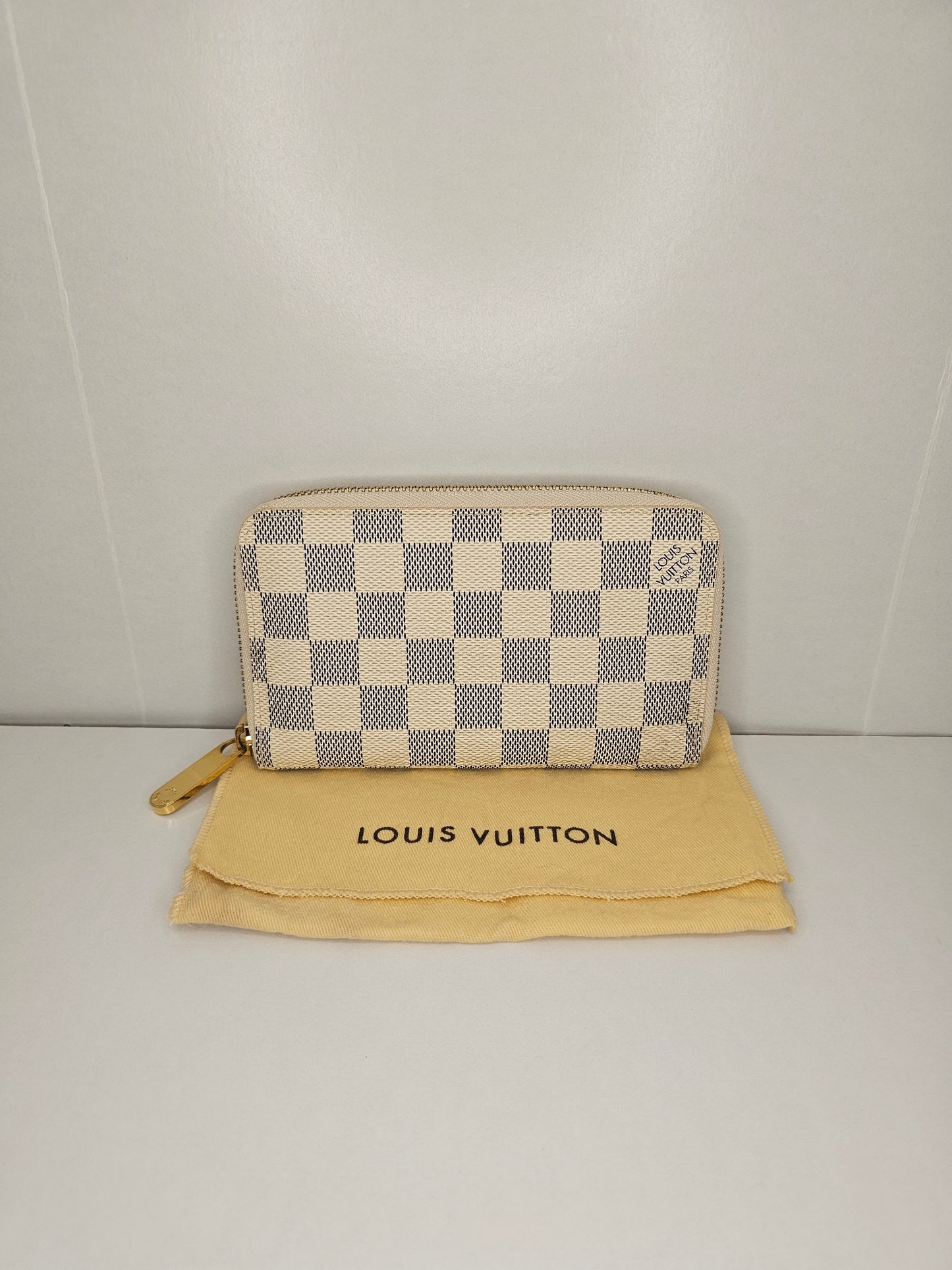 Louis Vuitton Damier Azur Zippy Compact Wallet MI1142