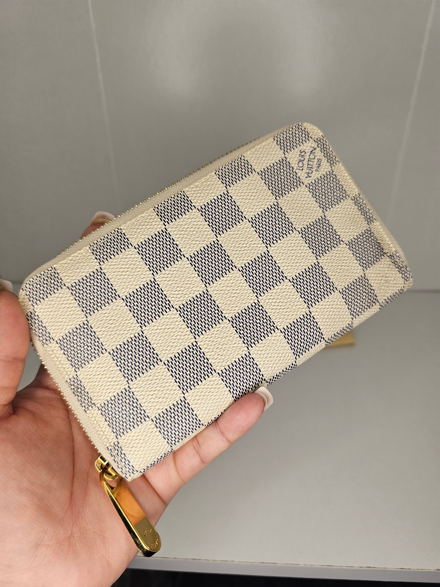 Louis Vuitton Damier Azur Zippy Compact Wallet MI1142