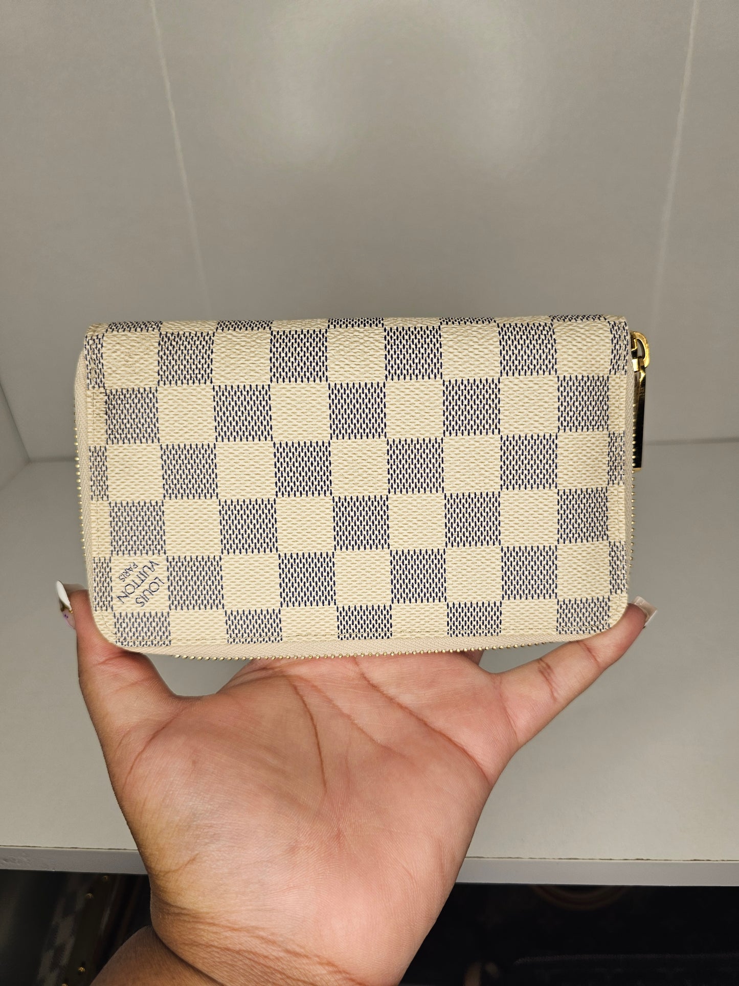 Louis Vuitton Damier Azur Zippy Compact Wallet MI1142